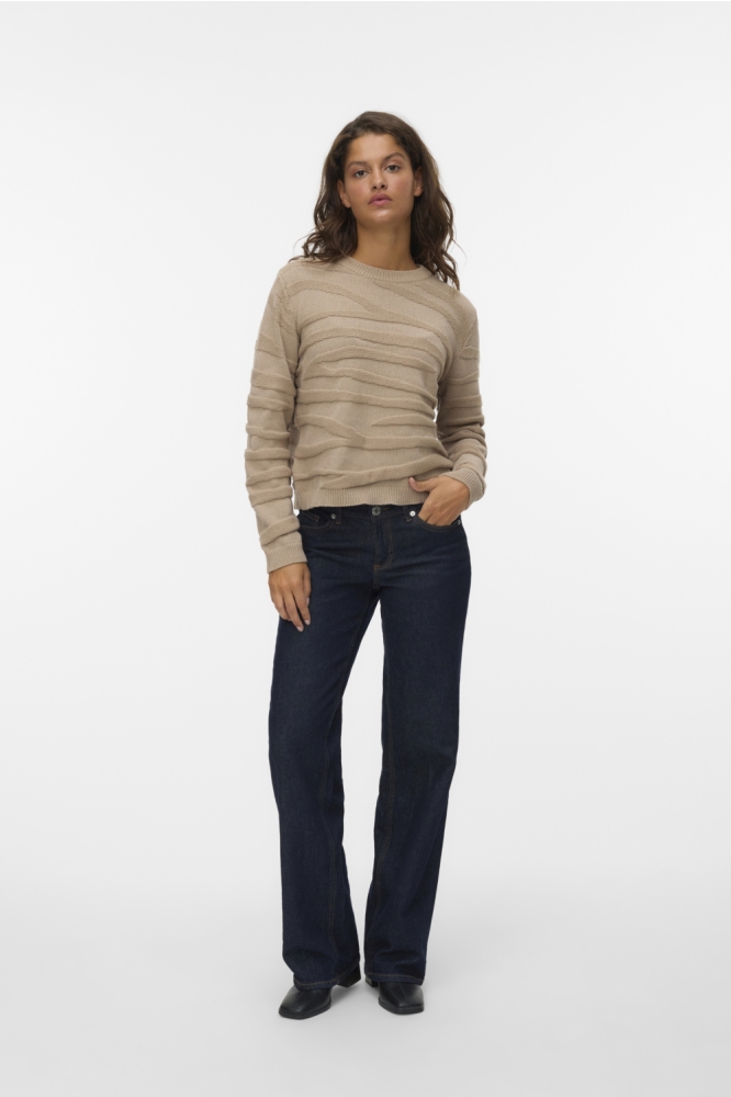 VMMALOU LS O-NECK PULLOVER BOO 10331437 Silver Mink